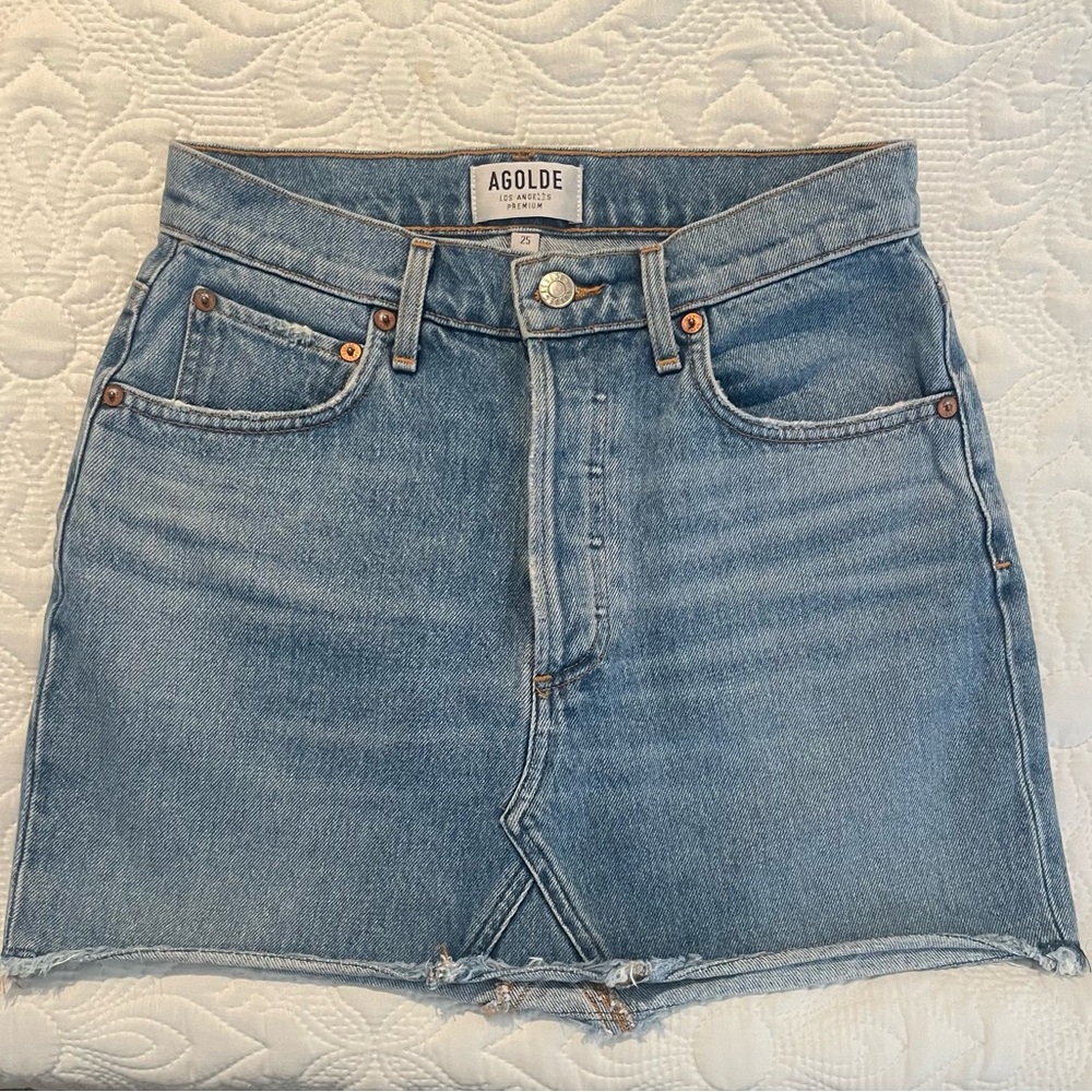 AGOLDE Quinn Mini Skirt